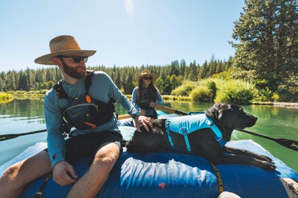 Ruffwear Confluence Hunde-Schwimmweste Biolumin Blue Gr. XS